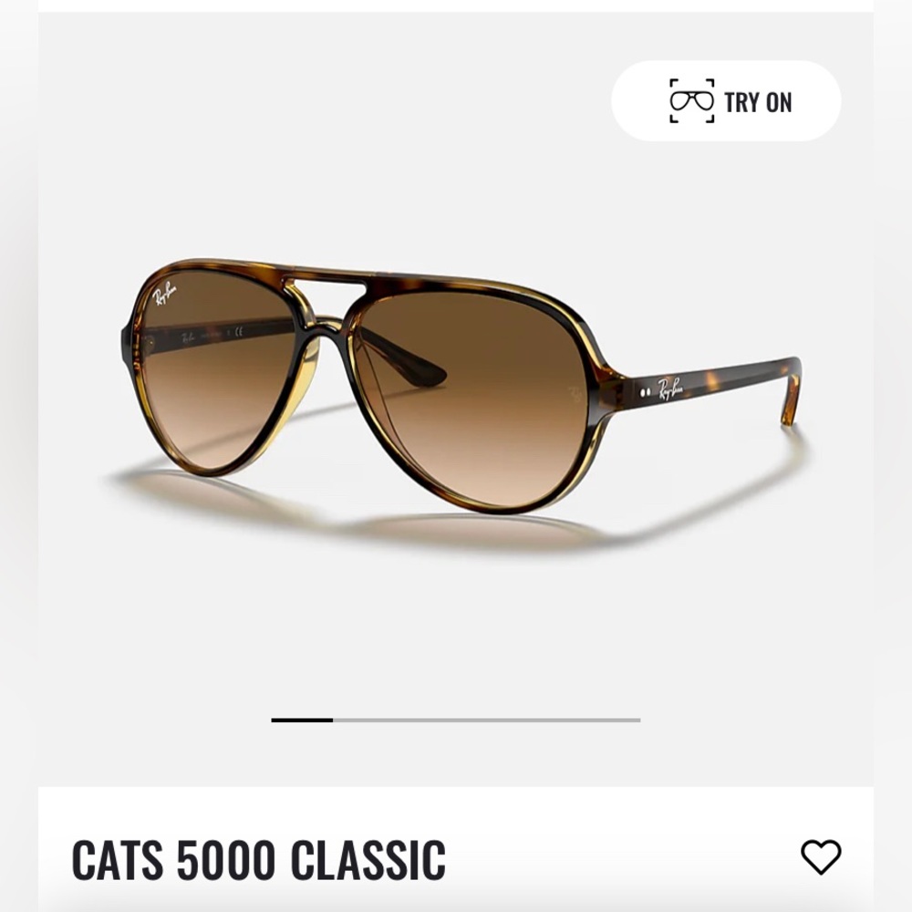 NEW RayBan Cats 5000 classic aviator sunglasses